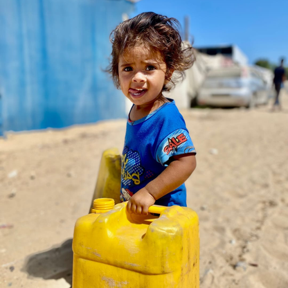 Citerne d'eau à Gaza