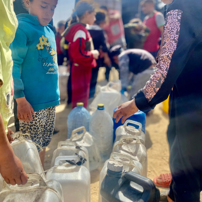 Citerne d'eau à Gaza