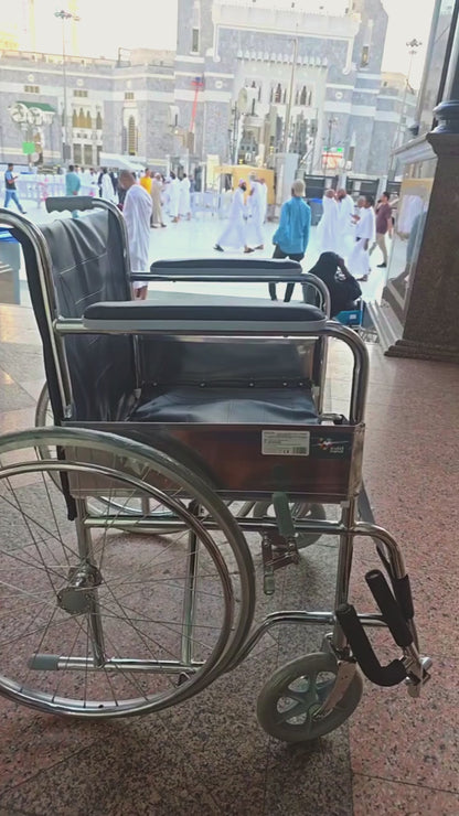My wheelchair in Makkah