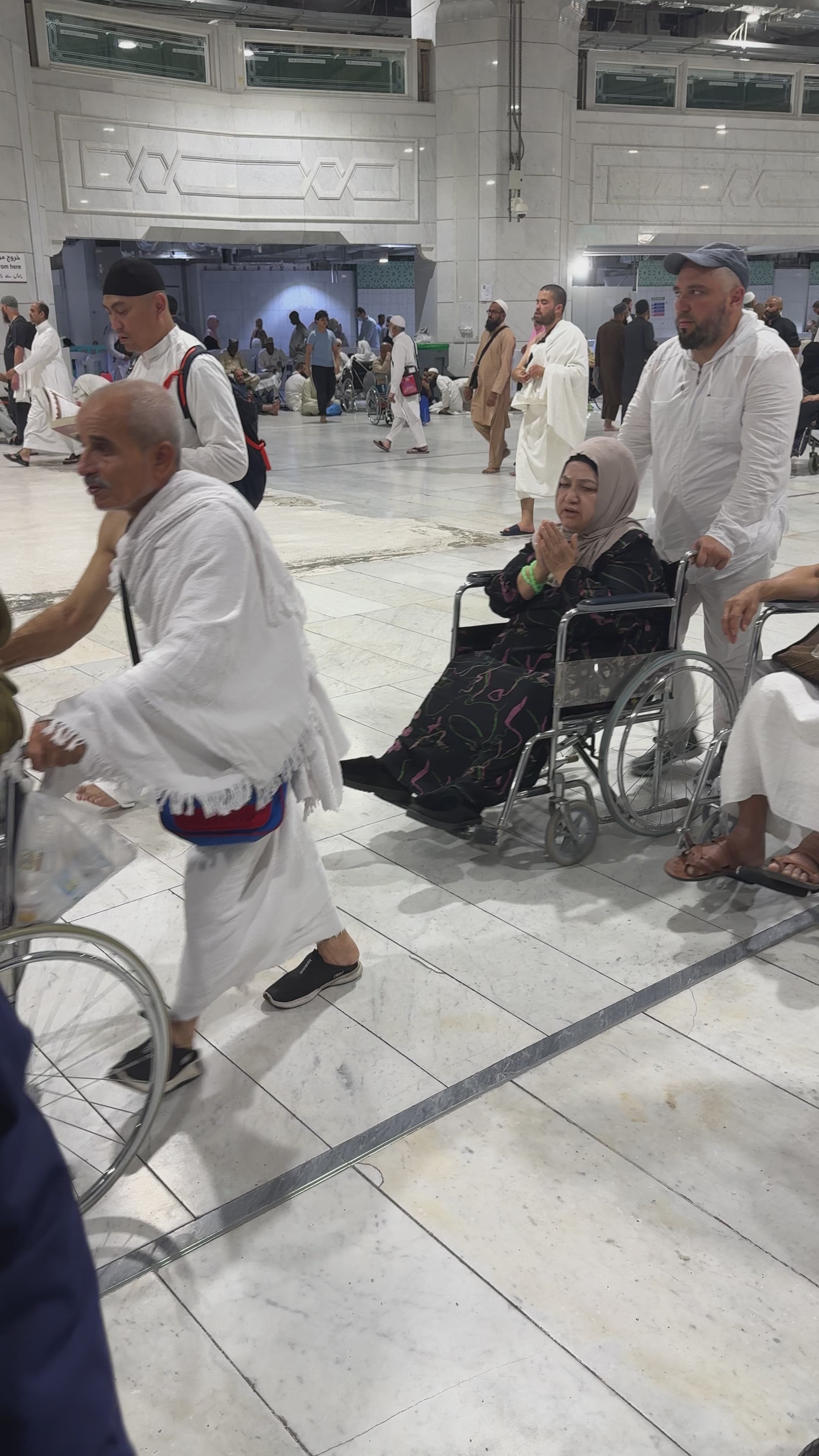 My wheelchair in Makkah